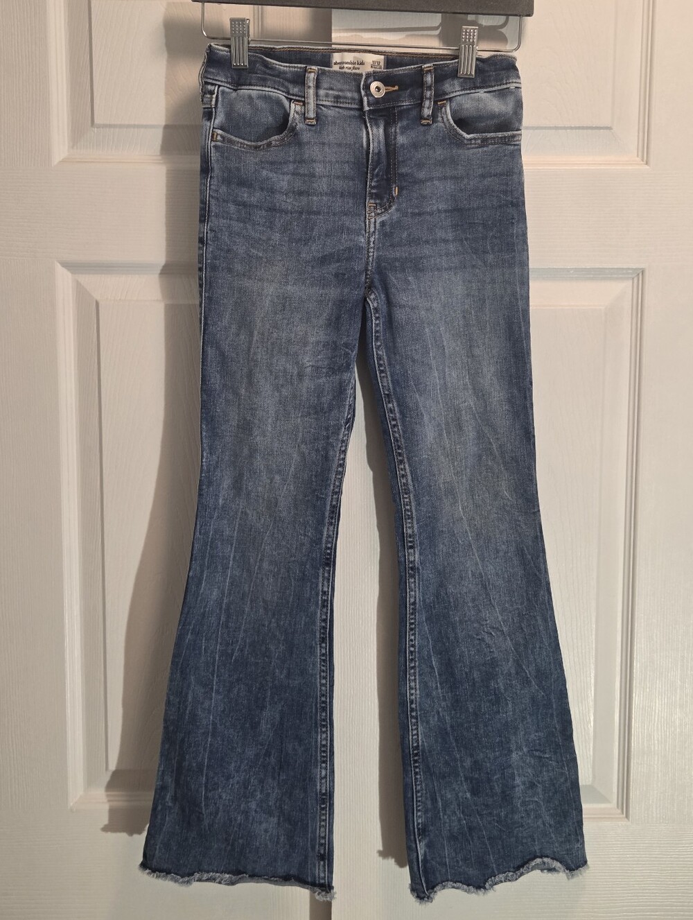 abercrombie kids Light Blue High Rise Flare Jeans Size 11/12 Regular